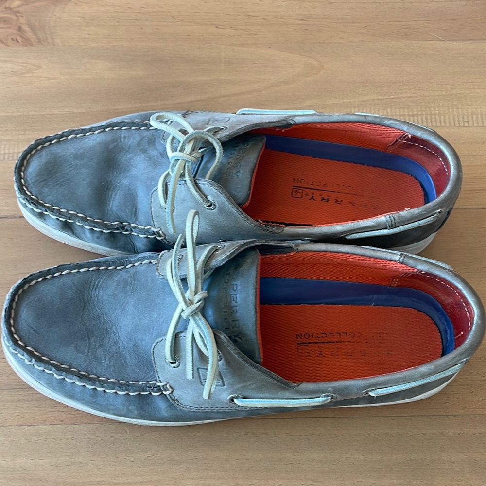Sperry Topsider Grey Leather size 11 Men’s